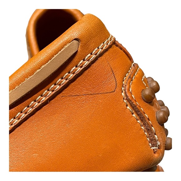 Tod’s Women’s Gommino Tassle Loafer Shoes in Orange Nubuck Leather | Size 5.5 - Picture 13 of 13